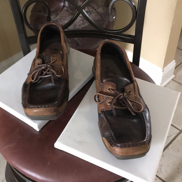 Skechers Memory Foam brown men’s shoes Size 9.5 - Picture 1 of 8